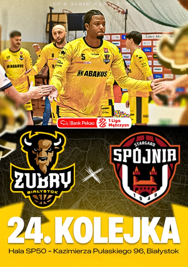 Bilety Żubry Abakus Okna Białystok vs PGE Spójnia Stargard