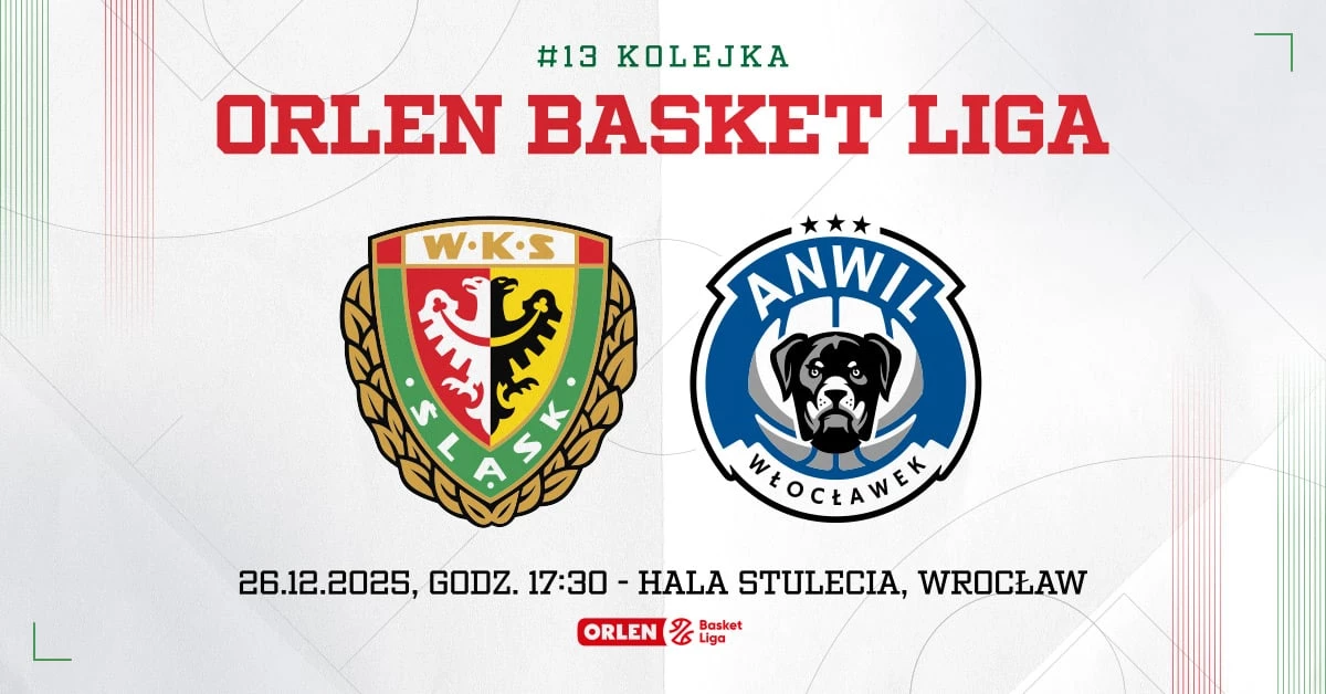 WKS Śląsk Wrocław vs Anwil Włocławek